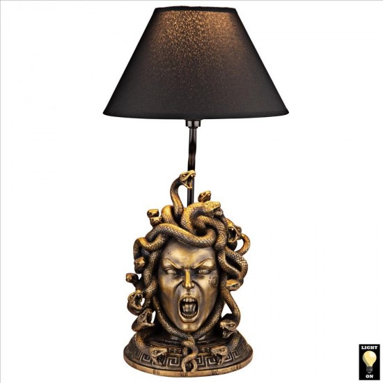 Design Toscano Medusa Head Of Snakes Desk Lamp