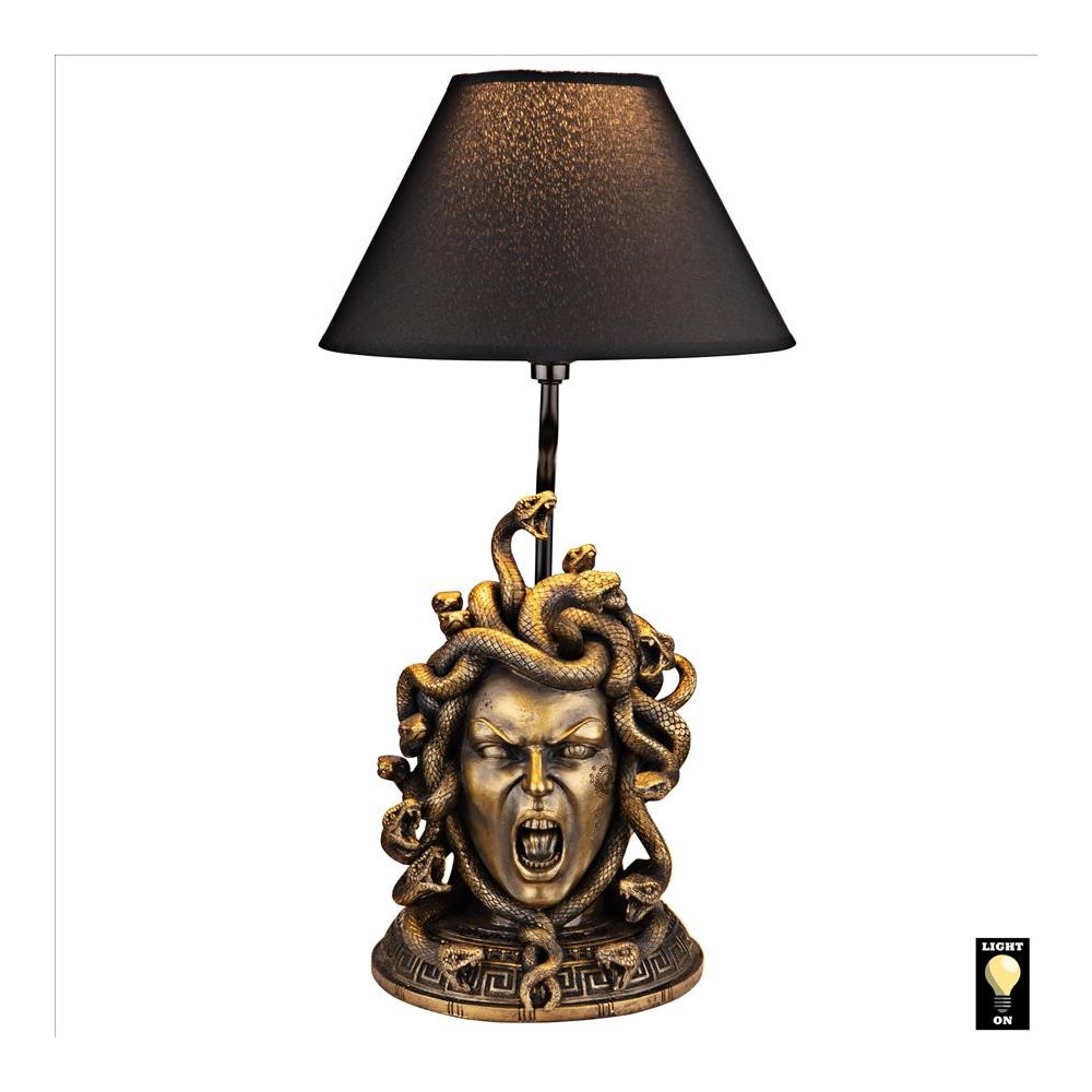 Design Toscano Medusa Head Of Snakes Desk Lamp