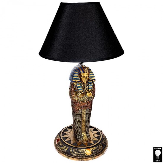 Design Toscano King Tut Sarcophagus Table Lamp