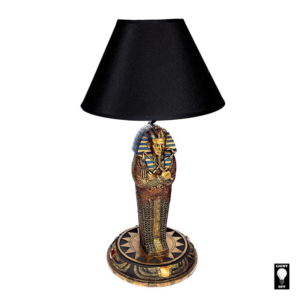 Design Toscano King Tut Sarcophagus Table Lamp