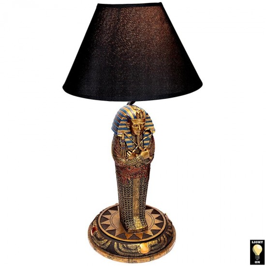 Design Toscano King Tut Sarcophagus Table Lamp