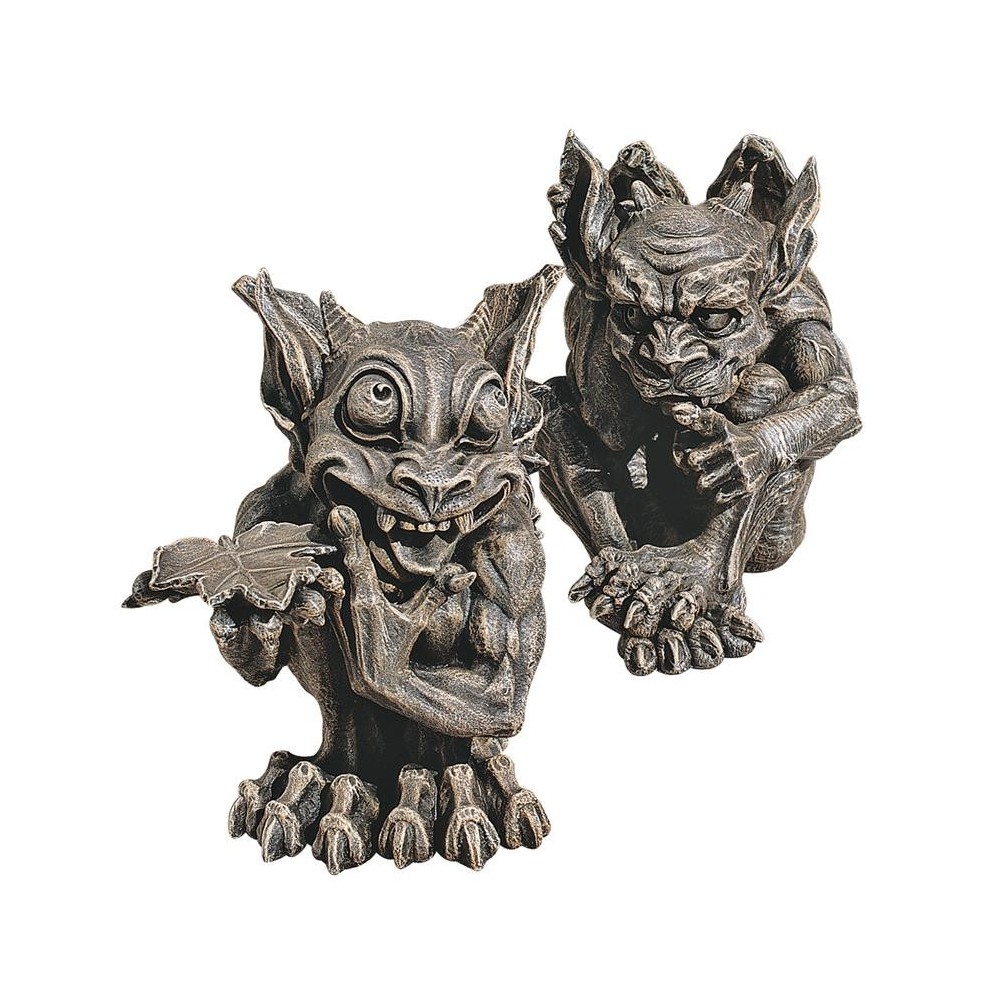 Design Toscano S/ Babble & Whisper Gargoyles