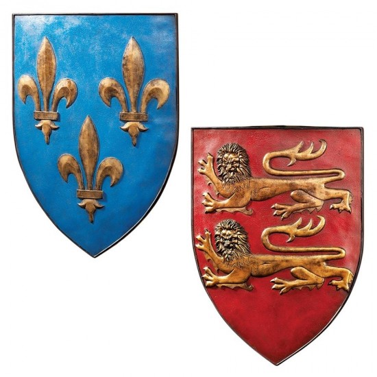 Design Toscano S/2 Grand Arms Of France Shields