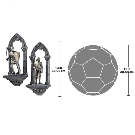 Design Toscano S/2 Knights Of The Realm In Arches