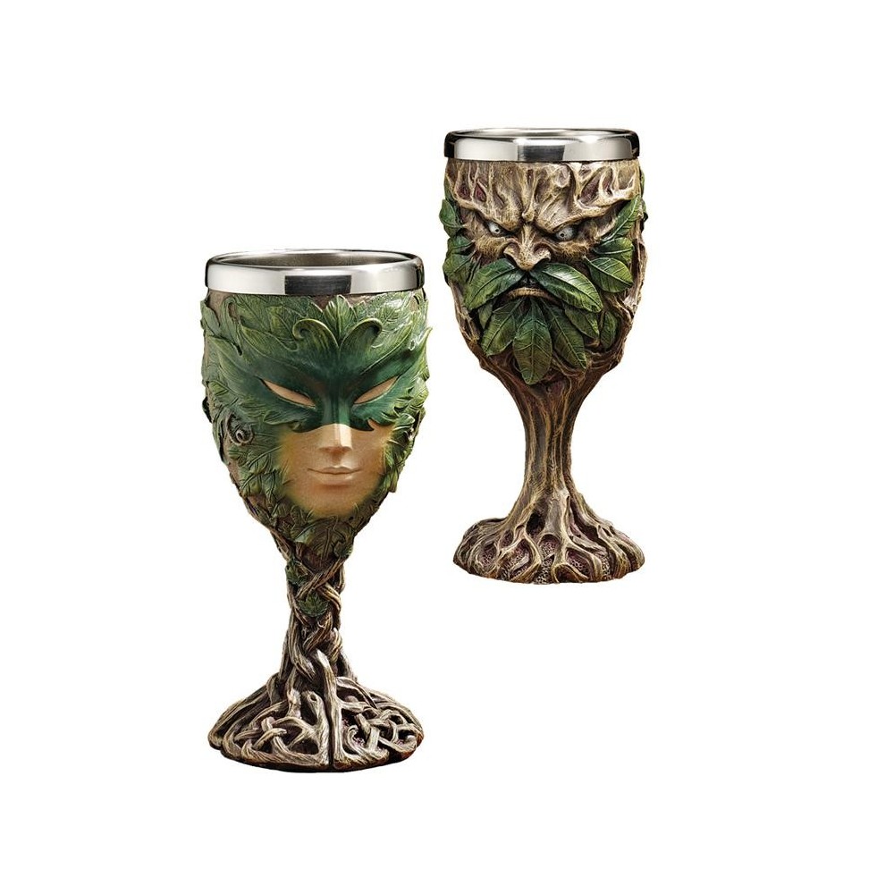 Design Toscano S/2 Forest Spirits Goblets