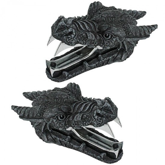 Design Toscano Set 2 Dragon Head Staple Remover