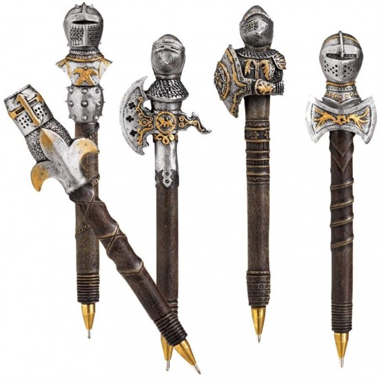 Design Toscano S/5 Knights Of The Realm Pens