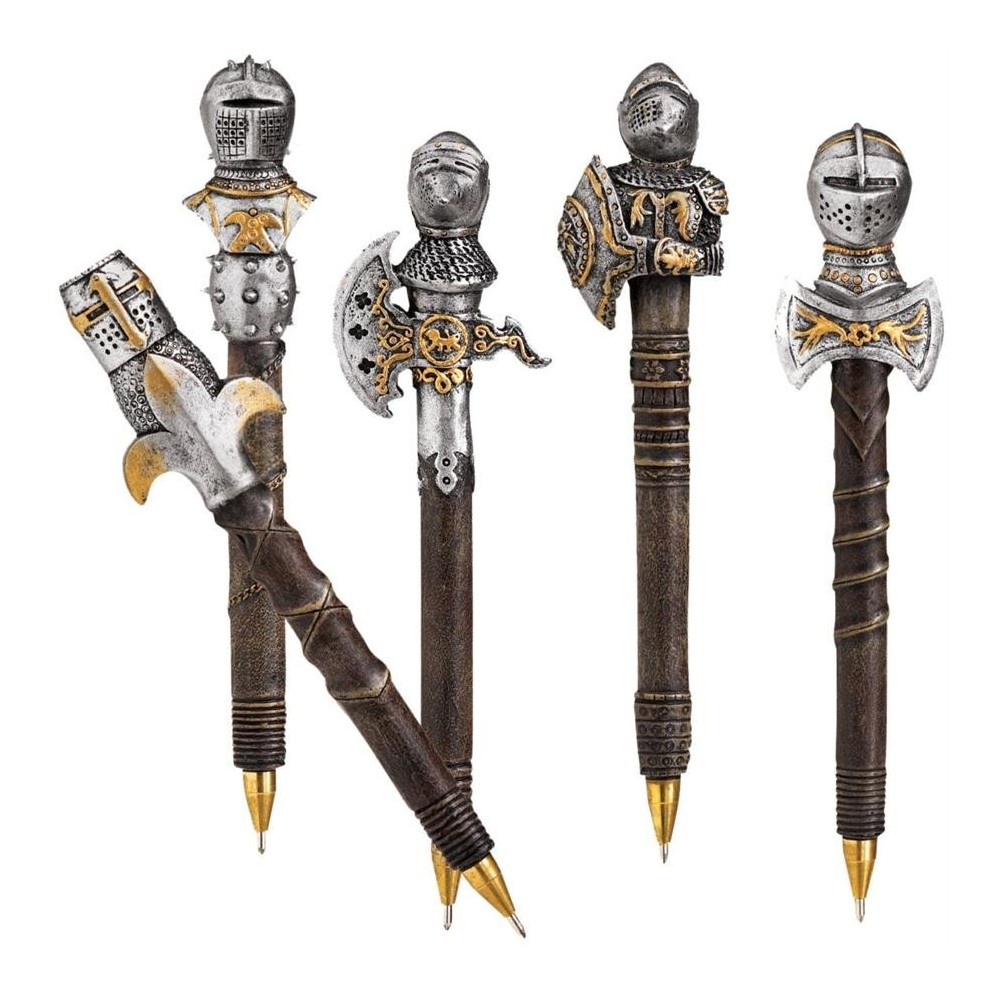 Design Toscano S/5 Knights Of The Realm Pens