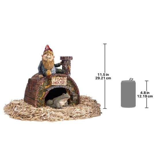 Design Toscano Garden Gnomes Toad House