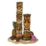 Design Toscano S/2 Aloha Hawaii Tikis