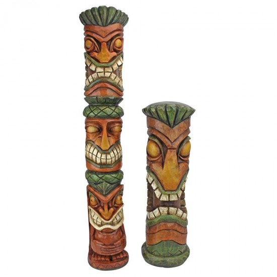 Design Toscano S/2 Aloha Hawaii Tikis