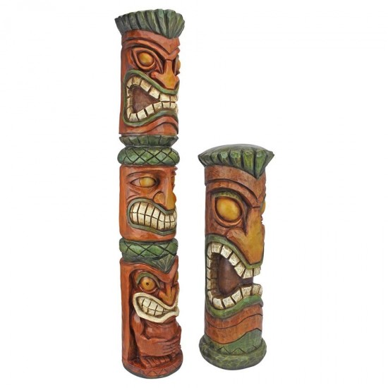 Design Toscano S/2 Aloha Hawaii Tikis