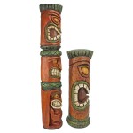 Design Toscano S/2 Aloha Hawaii Tikis