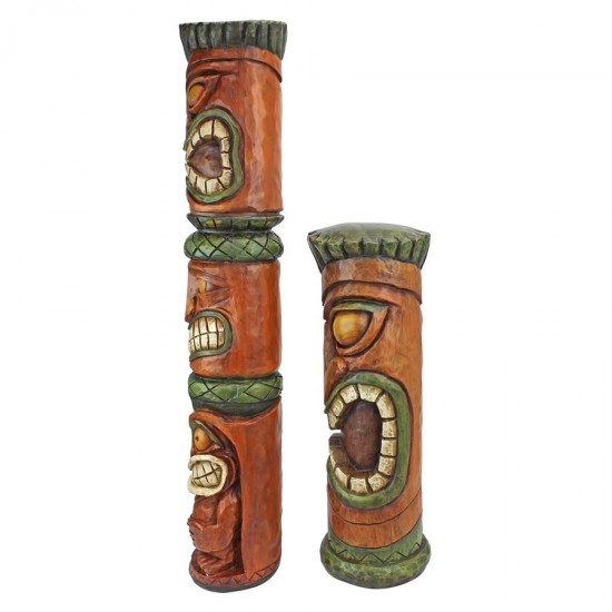 Design Toscano S/2 Aloha Hawaii Tikis