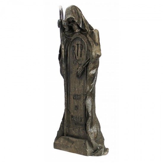 Design Toscano Rest In Pieces Grim Reaper Tombstone