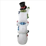 Design Toscano Snowbro Illuminated Snowmen Statue
