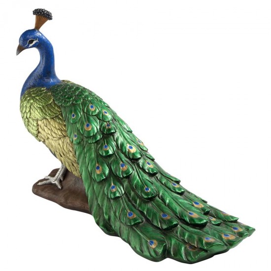 Design Toscano Regal Peacock Statue Large