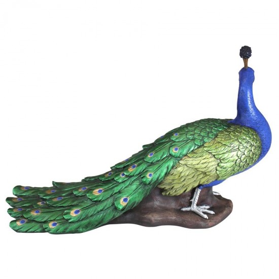 Design Toscano Regal Peacock Statue Large