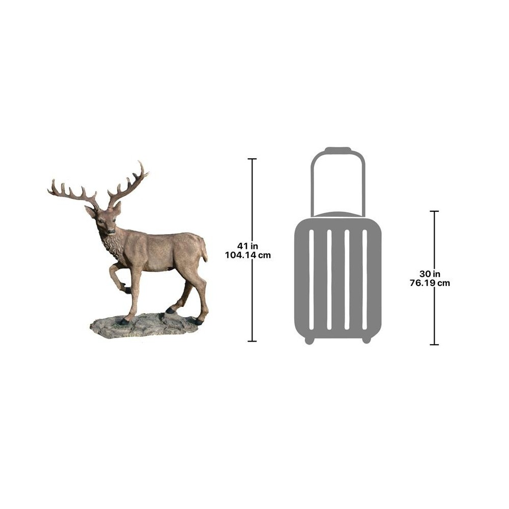 Design Toscano Black Forest Garden Deer