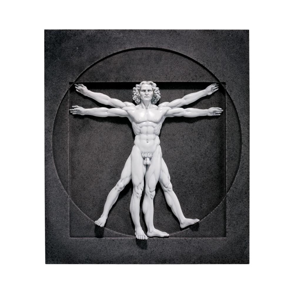 Design Toscano Vitruvian Man Plaque