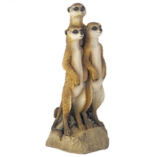 Design Toscano Meerkat Gang Statue