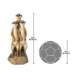 Design Toscano Meerkat Gang Statue