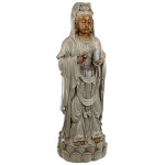 Design Toscano Standing Guan Yin Asian Goddess Statue