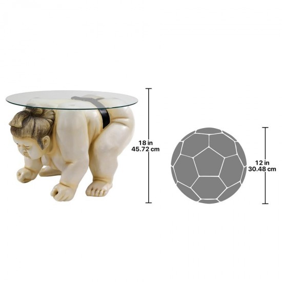 Design Toscano Basho The Sumo Wrestler Table