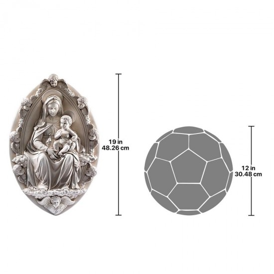 Design Toscano Madonna And Child Plaque By Rossellino