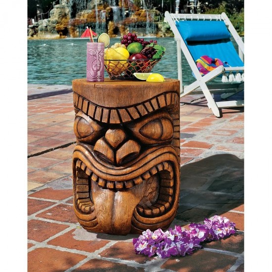 Design Toscano Lono Tongue Grand Tiki Table