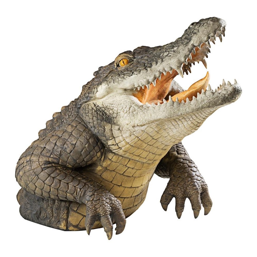 Design Toscano Snapping Swamp Gator Statue