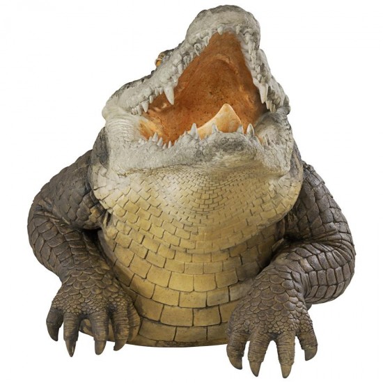 Design Toscano Snapping Swamp Gator Statue