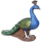 Design Toscano Regal Peacock Statue Medium
