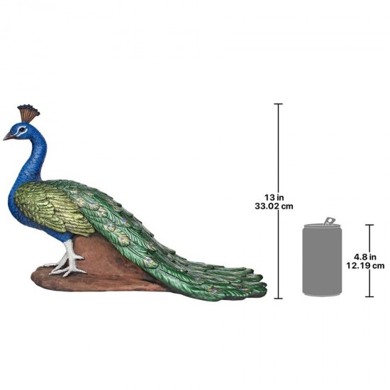 Design Toscano Regal Peacock Statue Medium