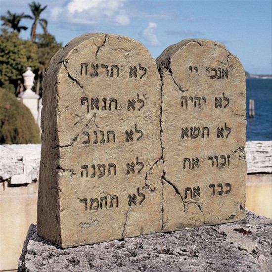 Design Toscano Ten Commandments Tablets