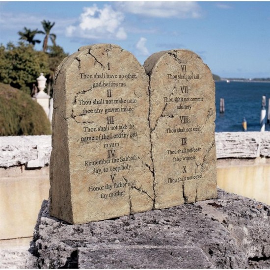 Design Toscano Ten Commandments Tablets
