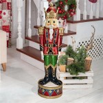 Design Toscano Illuminated Bavarian Style Nutcracker