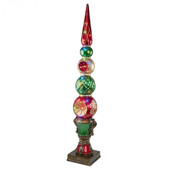 Design Toscano Ornament Topiary Illuminated Statue