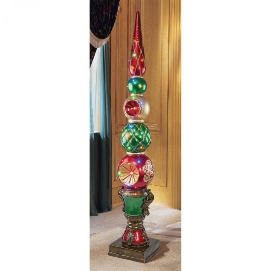 Design Toscano Ornament Topiary Illuminated Statue