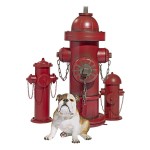 Design Toscano Large Metal Replica Fire Hydrant