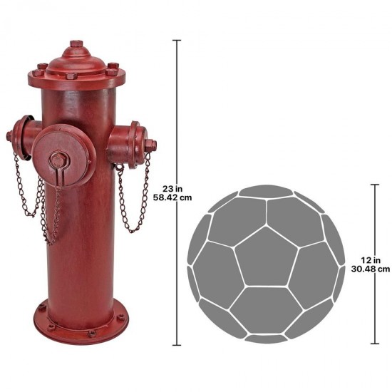 Design Toscano Large Metal Replica Fire Hydrant