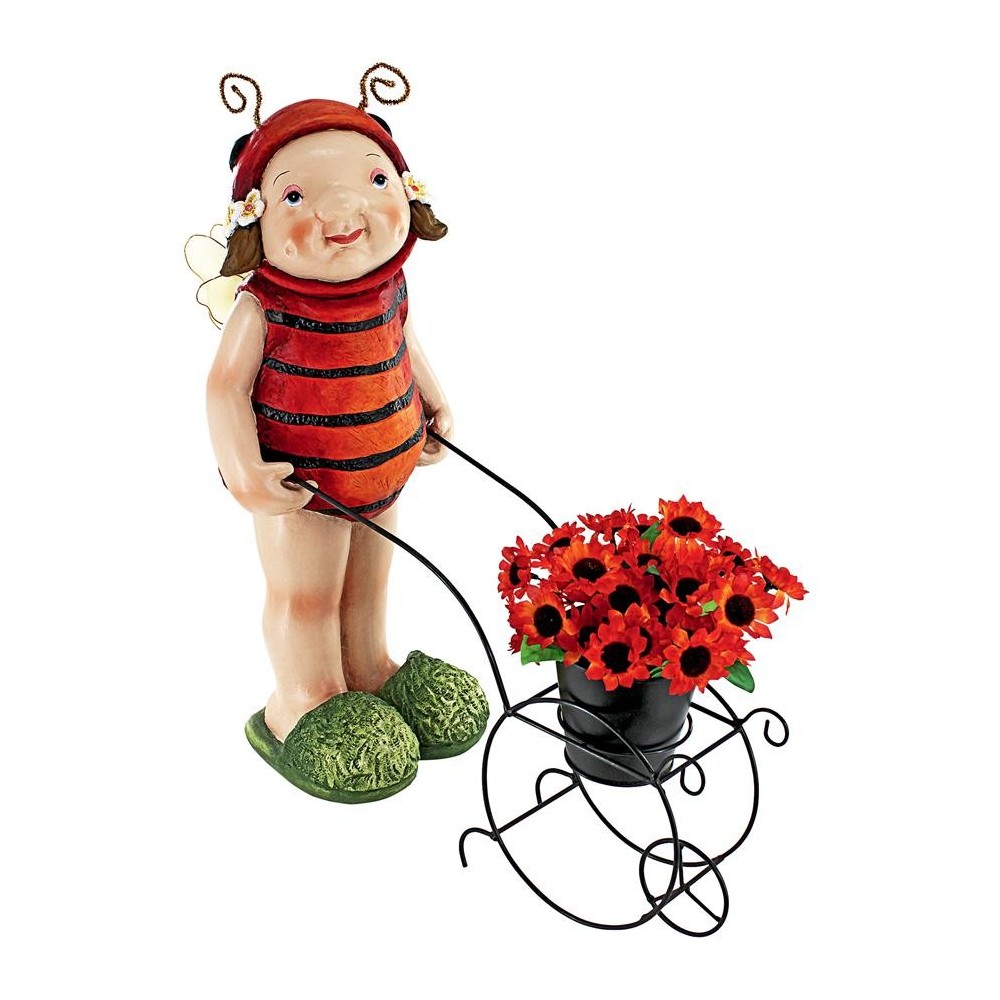 Design Toscano Polly The Lady Bug Fairy Statue