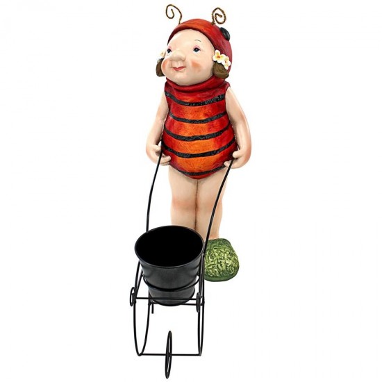 Design Toscano Polly The Lady Bug Fairy Statue