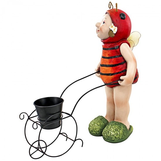 Design Toscano Polly The Lady Bug Fairy Statue