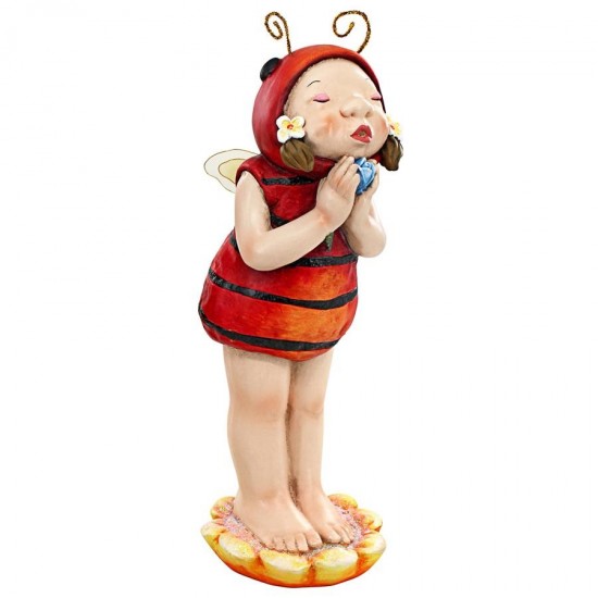 Design Toscano Sarah The Lady Bug Fairy Statue