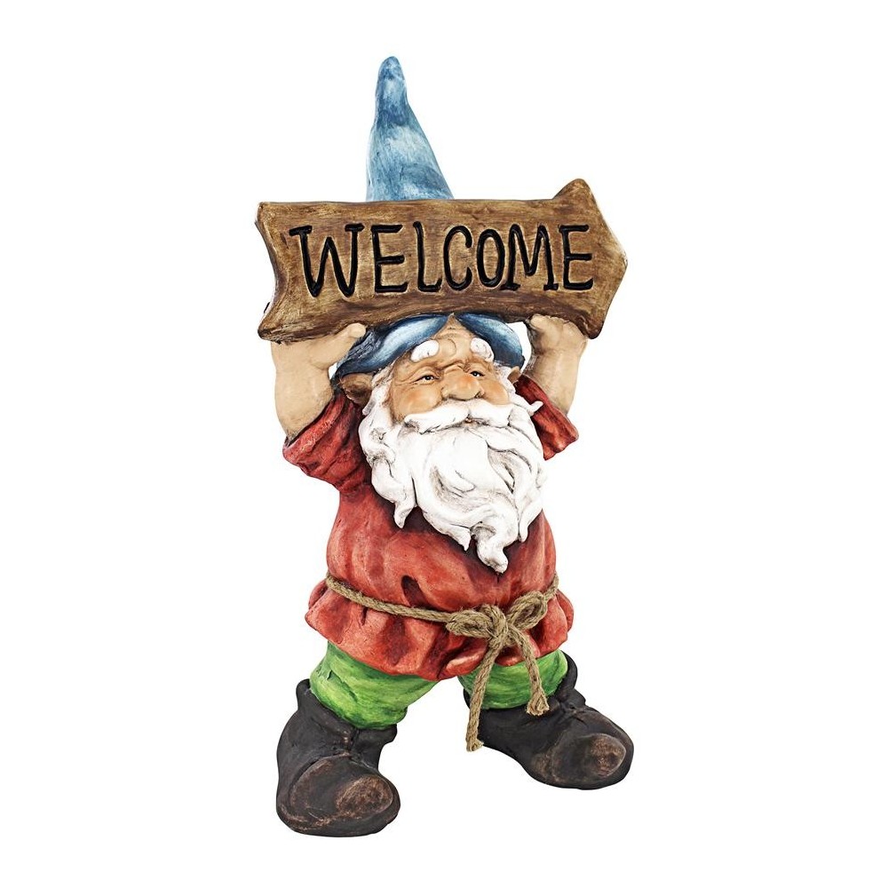 Design Toscano Welcoming Willie Garden Gnome Statue