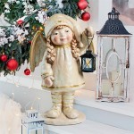 Design Toscano Angel Girl Holding Lantern Statue