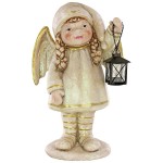 Design Toscano Angel Girl Holding Lantern Statue