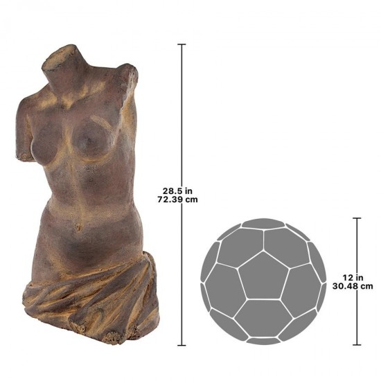 Design Toscano Nude Female Torso Statue