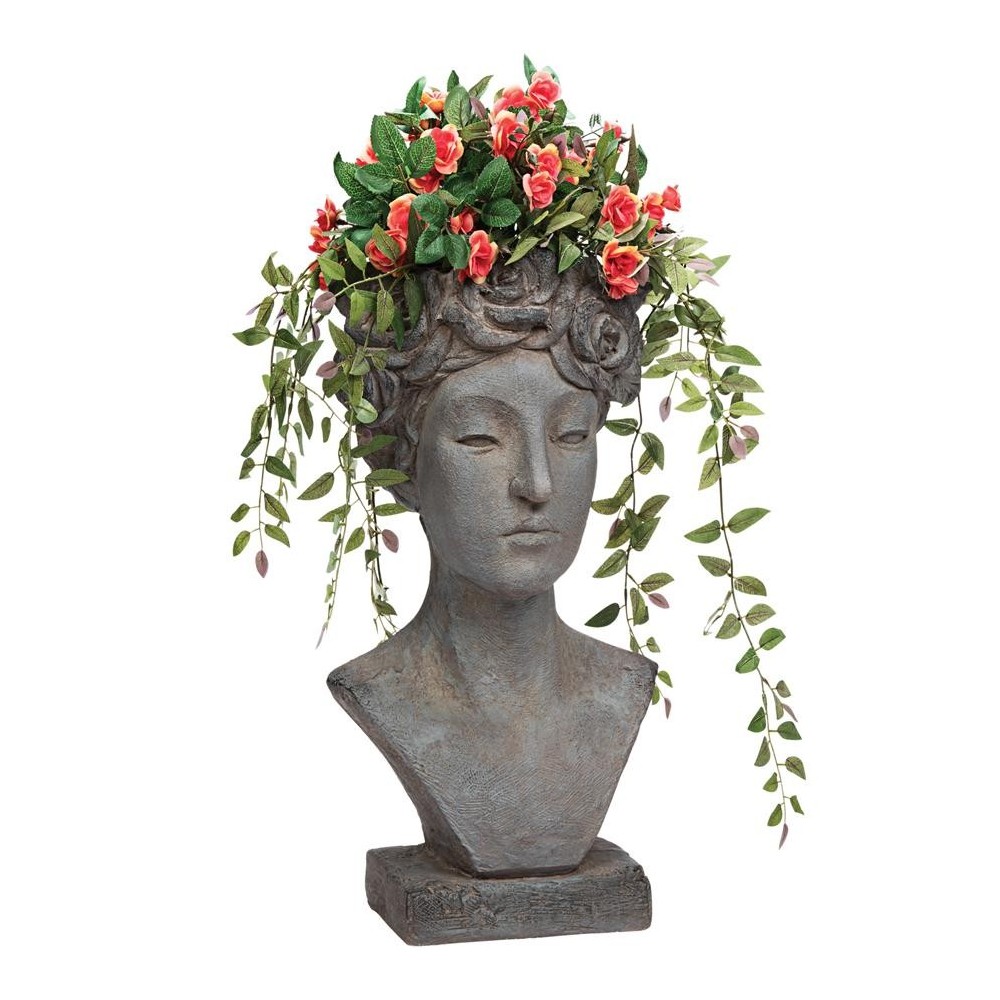 Design Toscano Flora Roman Nymph Head Planter